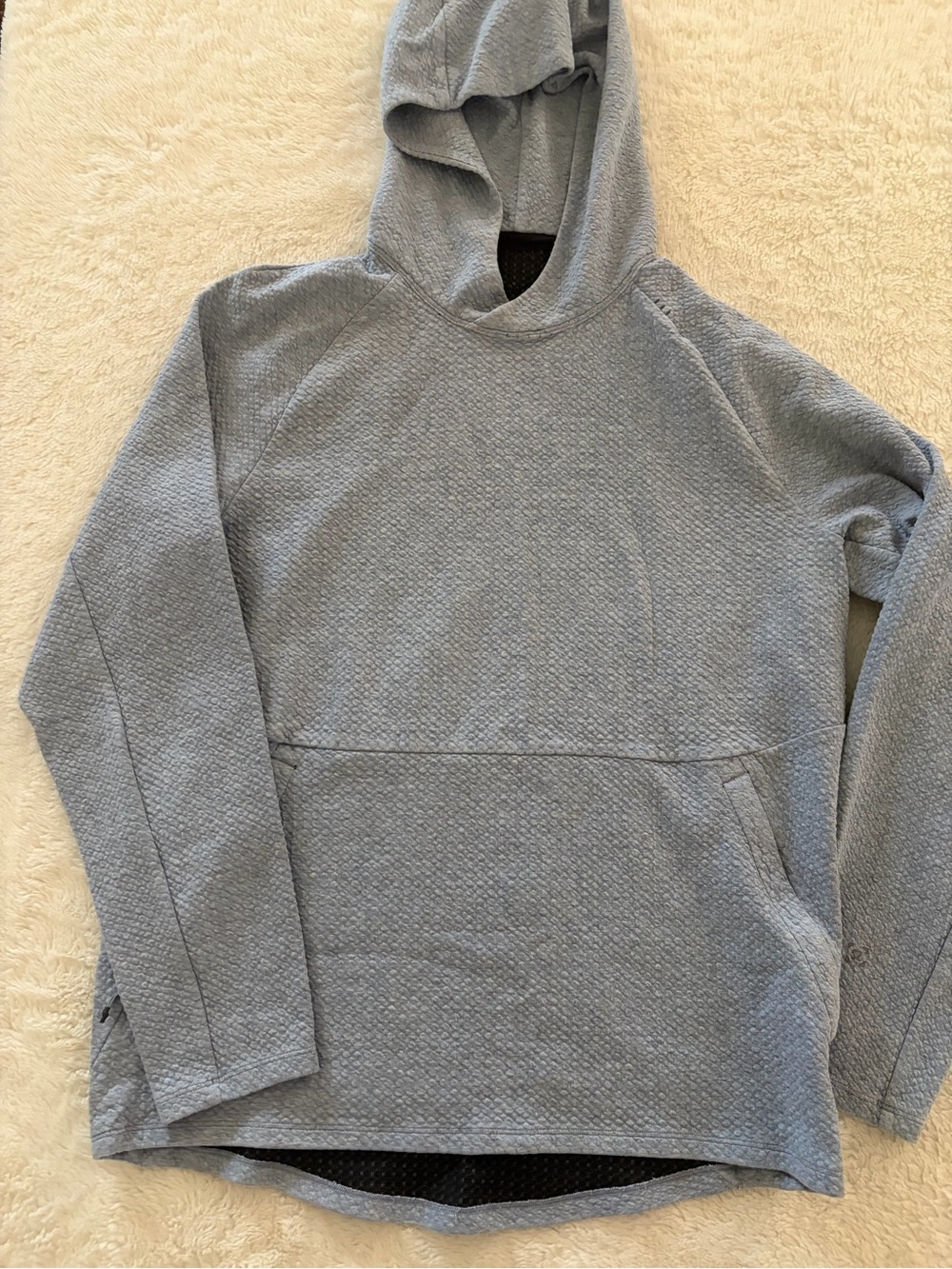 Lululemon At Ease Hoodie Heathered Chambray / Black